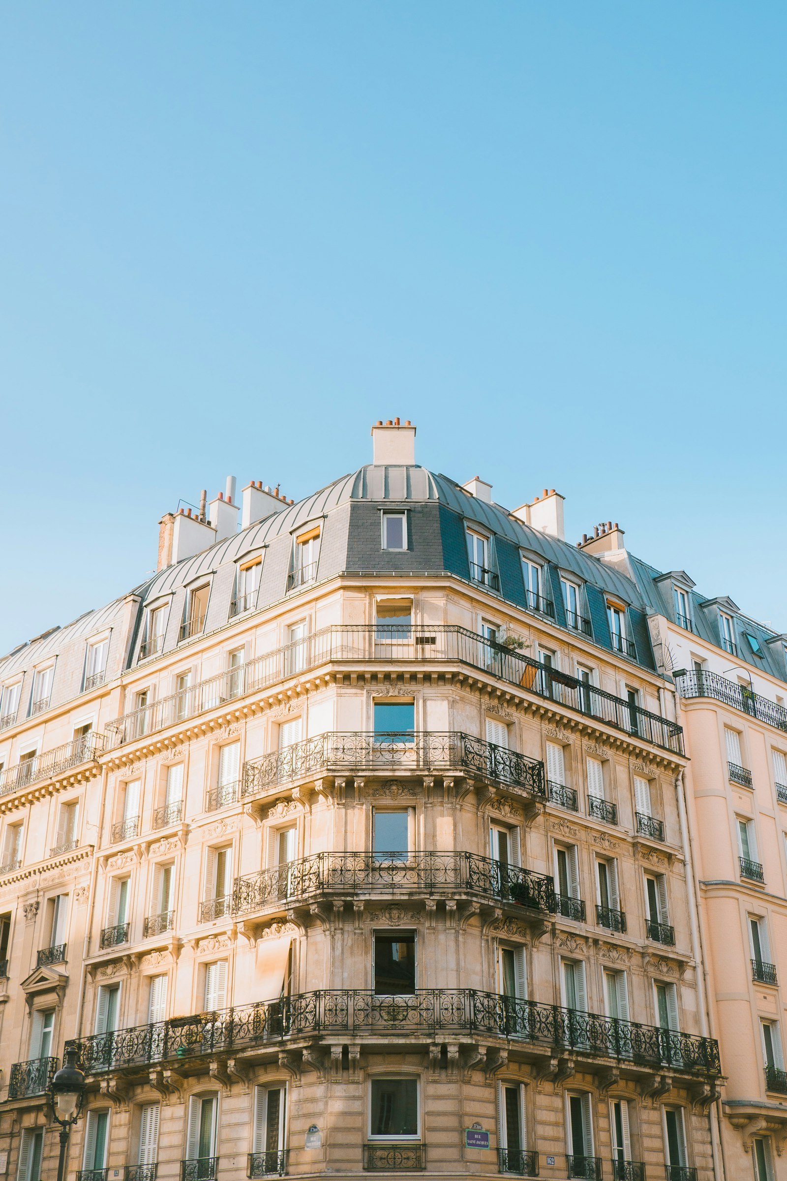 Immeuble haussmannien à Paris