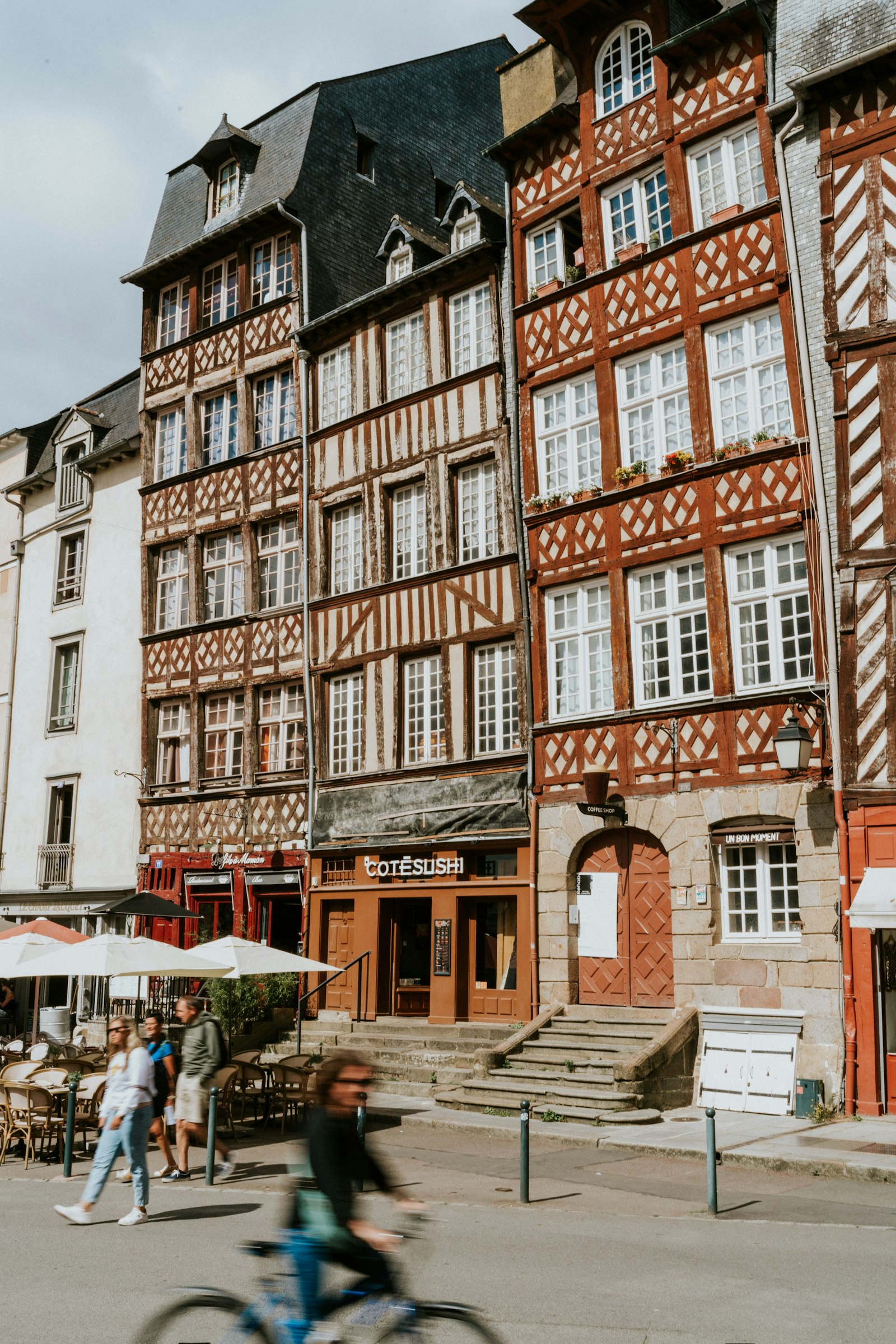 Maisons à colombages à Rennes